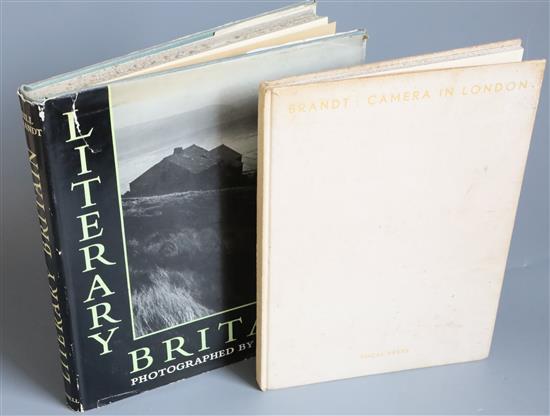 Brandt, Bill - Camera in London, qto, boards, The Focal Press, London and New York 1948, and Literary Britain,